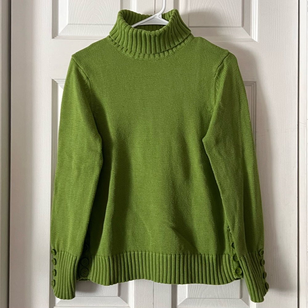 Ann Taylor Loft Cotton Turtleneck